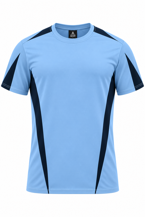 EUREKA MENS TEES - SKY/NAVY