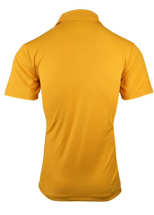 PATERSON MENS POLOS - GOLD/BLACK