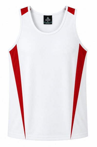 WHITE/RED