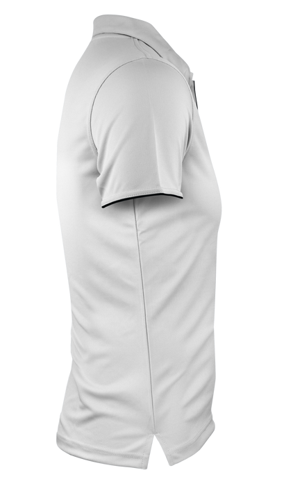 YARRA MENS POLOS - WHITE/NAVY