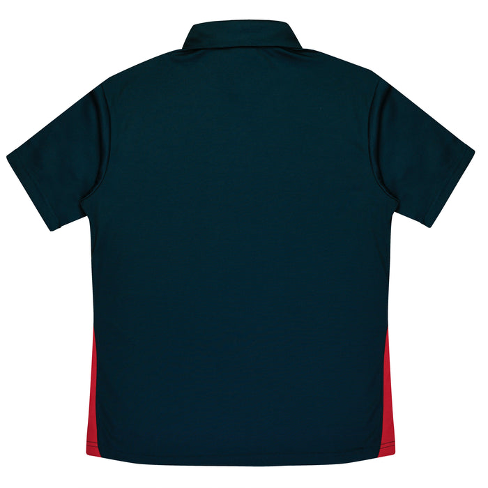 PATERSON KIDS POLOS - NAVY/RED