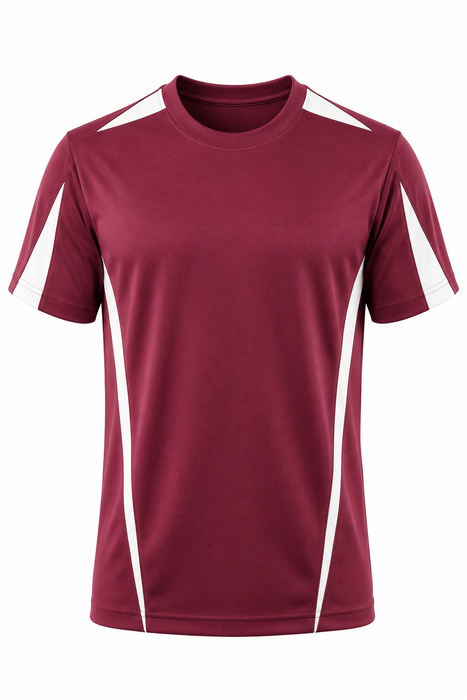 EUREKA MENS TEES - MAROON/WHITE