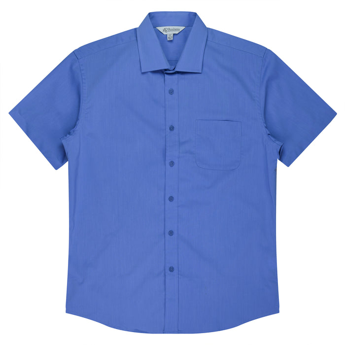MOSMAN MENS SHIRT SHORT SLEEVE - 1903S
