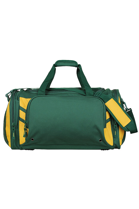 TASMAN SPORTSBAG - BOTTLE/GOLD