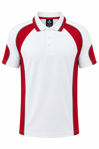WHITE/RED