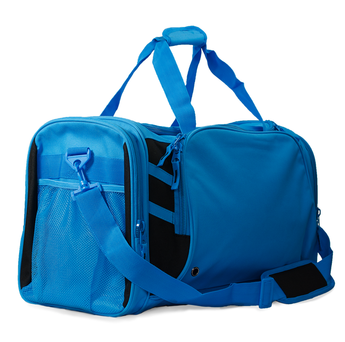 TASMAN SPORTSBAG - CYAN/BLACK