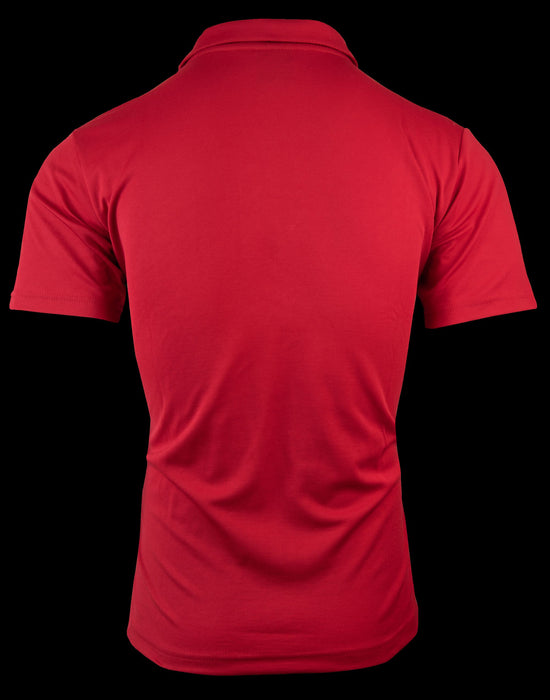 PATERSON MENS POLOS - RED/WHITE
