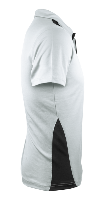 PATERSON MENS POLOS - WHITE/BLACK