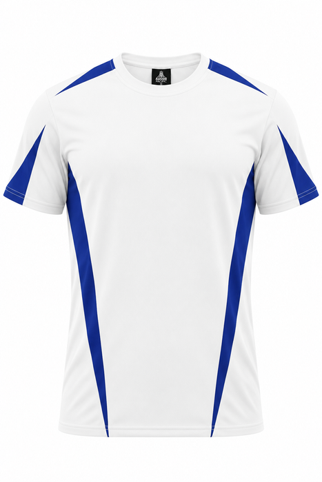 EUREKA MENS TEES - WHITE/ROYAL