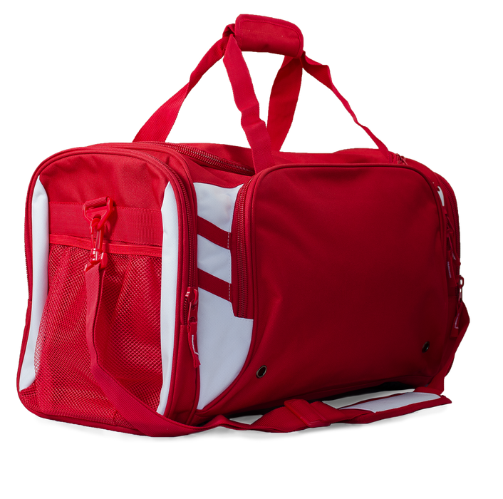 TASMAN SPORTSBAG - RED/WHITE