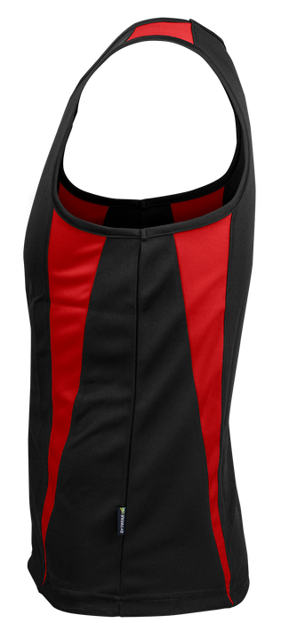 EUREKA MENS SINGLETS - BLACK/RED