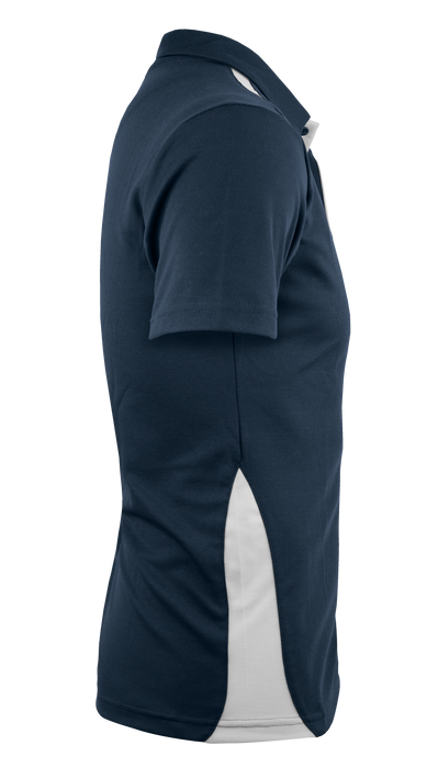 PATERSON MENS POLOS - NAVY/WHITE