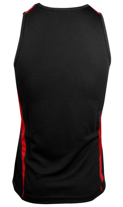 EUREKA MENS SINGLETS - BLACK/RED