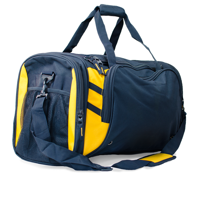 TASMAN SPORTSBAG - NAVY/GOLD