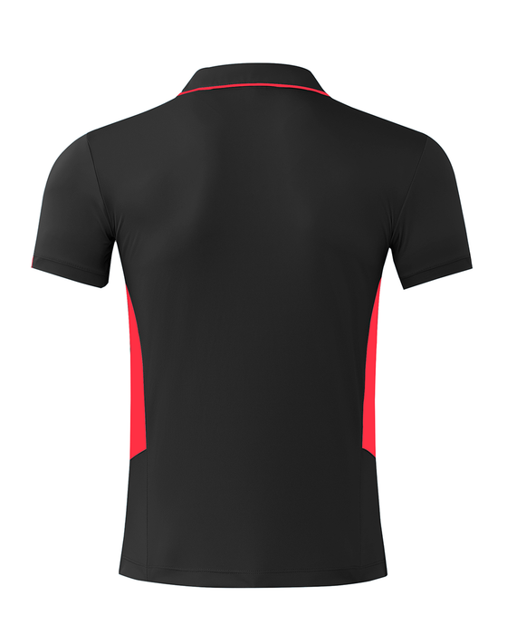 TASMAN MENS POLOS - SLATE/NEON PINK