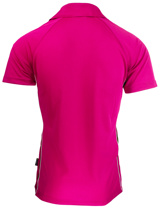 EUREKA MENS POLOS - PINK/BLACK