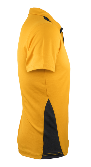 PATERSON MENS POLOS - GOLD/BLACK