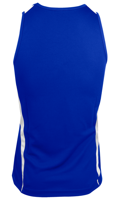 EUREKA MENS SINGLETS - ROYAL/WHITE