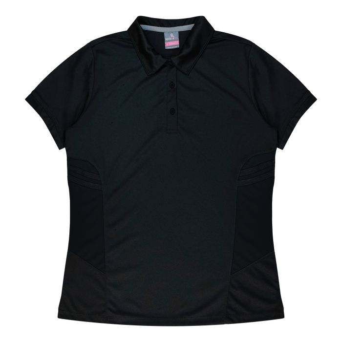 TASMAN LADY POLOS - BLACK