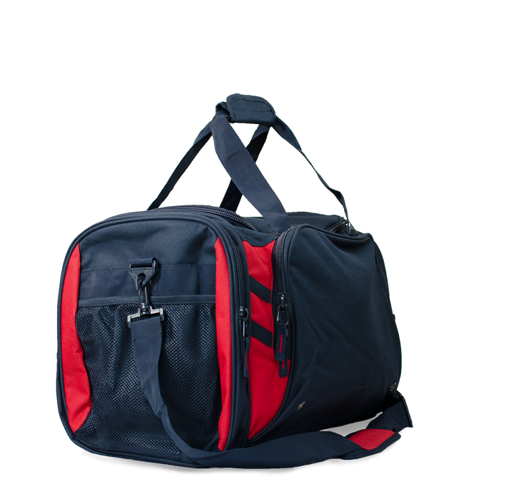 TASMAN SPORTSBAG - NAVY/RED