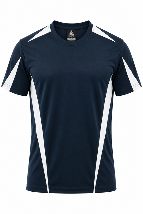EUREKA MENS TEES - NAVY/WHITE