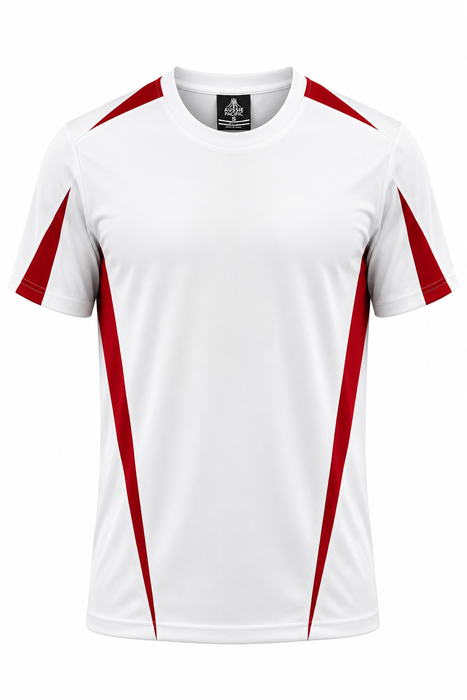 EUREKA MENS TEES - WHITE/RED
