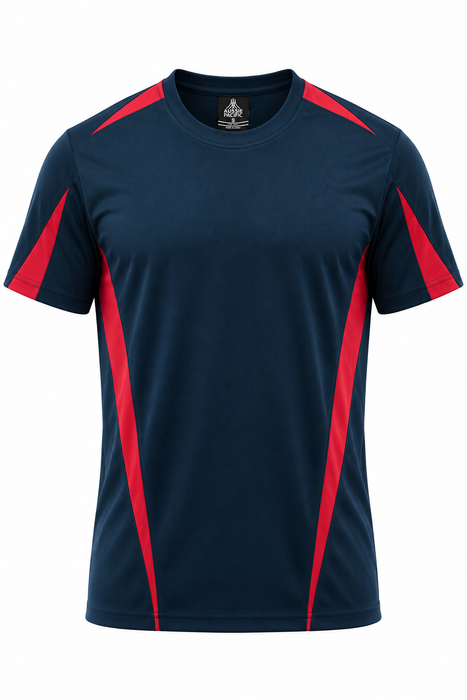 EUREKA MENS TEES - NAVY/RED