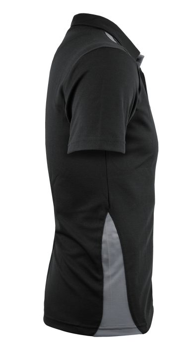 PATERSON MENS POLOS - BLACK/ASHE
