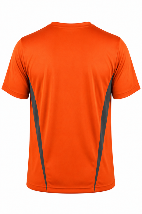 EUREKA KIDS TEES - ORANGE/CHARCOAL