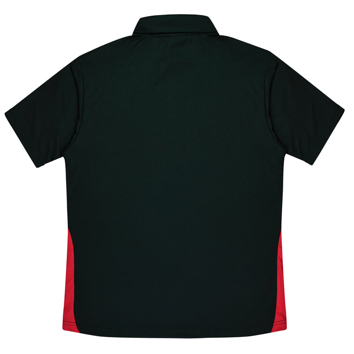 PATERSON KIDS POLOS - BLACK/RED