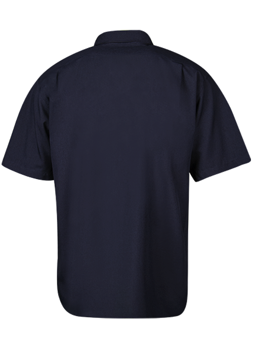 SPRINGFIELD MENS SHIRT SHORT SLEEVE - NAVY