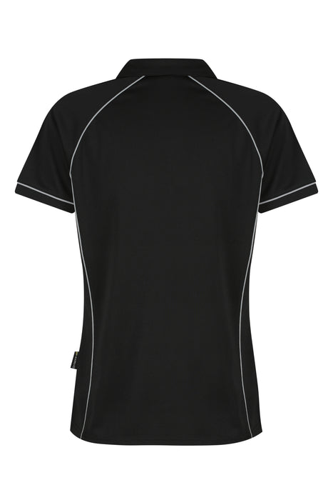 ENDEAVOUR LADY POLOS - BLACK/SILVER