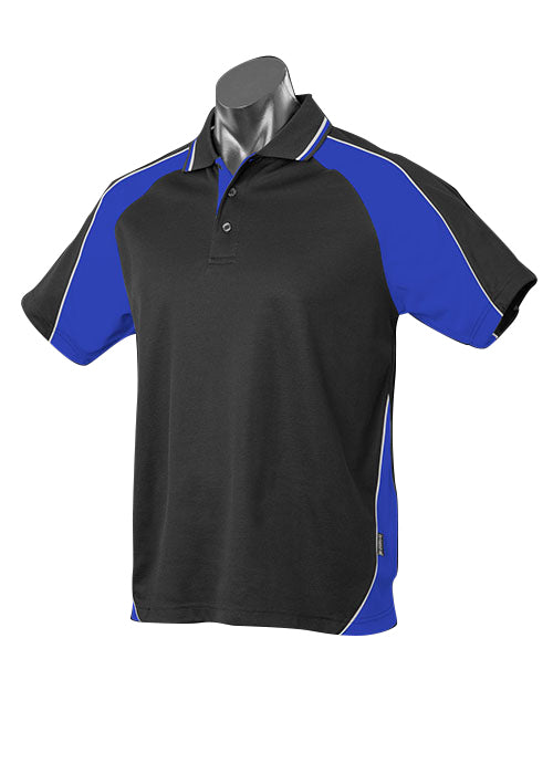 PANORAMA KIDS POLOS - BLACK/ROYAL/WHITE