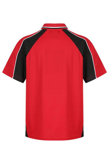 PANORAMA KIDS POLOS - RED/BLACK/WHITE