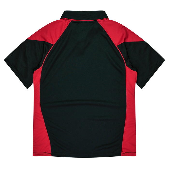 PREMIER LADY POLOS - BLACK/RED