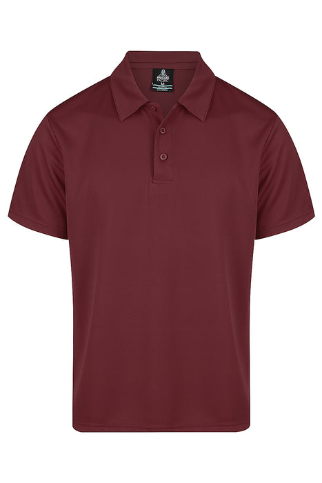 BOTANY MENS POLOS - MAROON