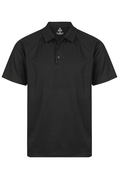 KEIRA MENS POLOS - BLACK