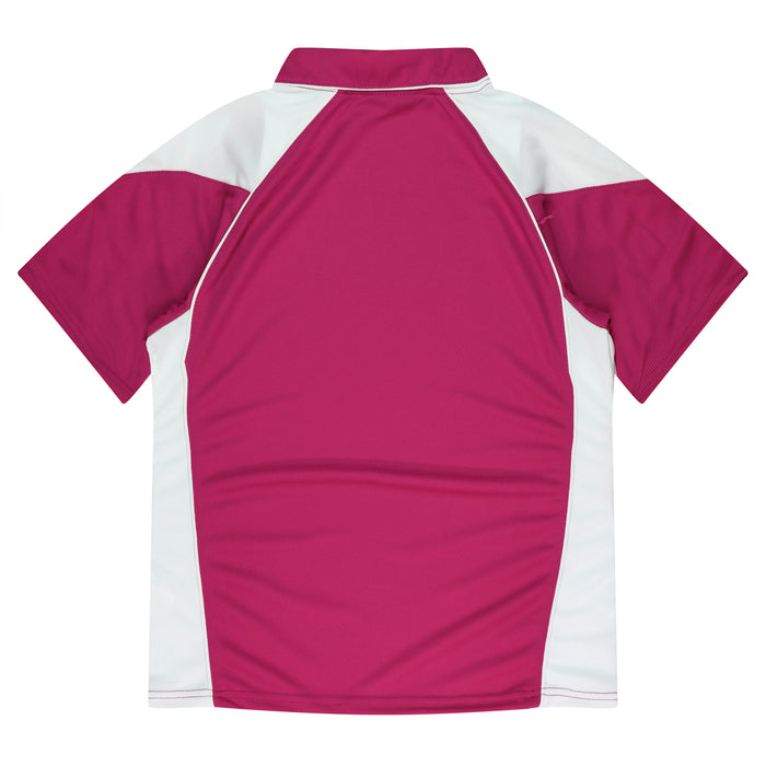 PREMIER LADY POLOS - PINK/WHITE