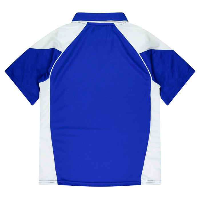 PREMIER LADY POLOS - ROYAL/WHITE