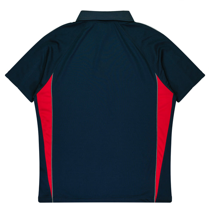 EUREKA MENS POLOS - NAVY/RED